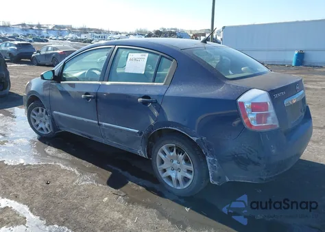 2010 Nissan Sentra 2.0S from USA, damaged, VIN 3N1AB6AP7AL656135